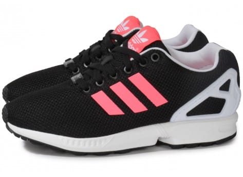 adidas zx flux rose et noir